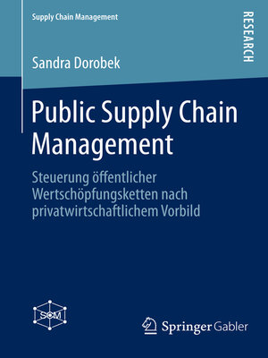 cover image of Public Supply Chain Management